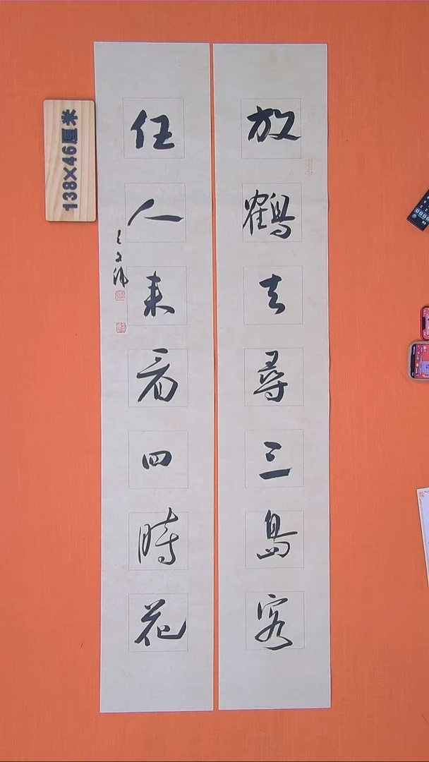 【闪购商品】书法204书法王老师作品138*46