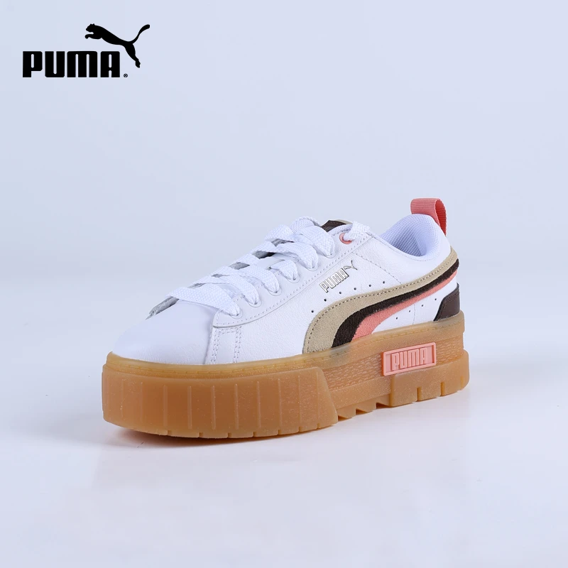 PUMA彪马复古厚底时尚条纹休闲板鞋MAYZE 38487101