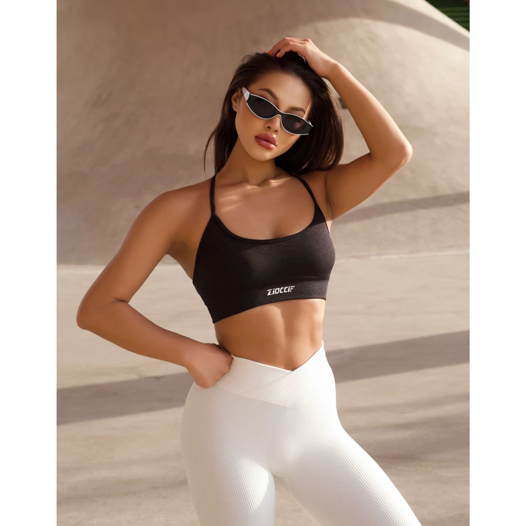 Zioccie/绮旖运动外穿美背瑜伽背心女健身文胸吊带内衣训练bra