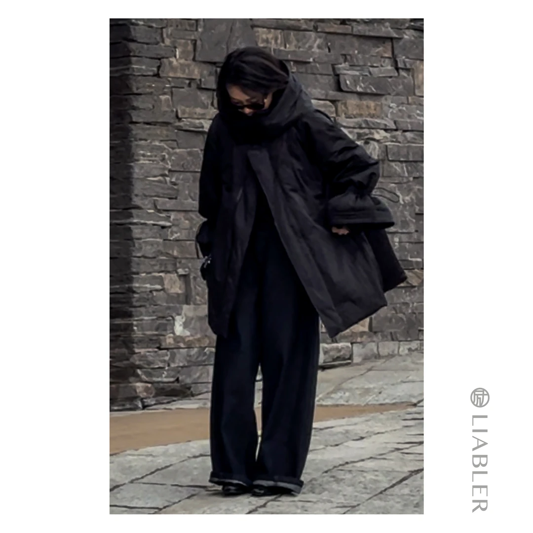 LIABLER/励【流光】2024秋冬斗篷小众款上衣 LAW2451017S