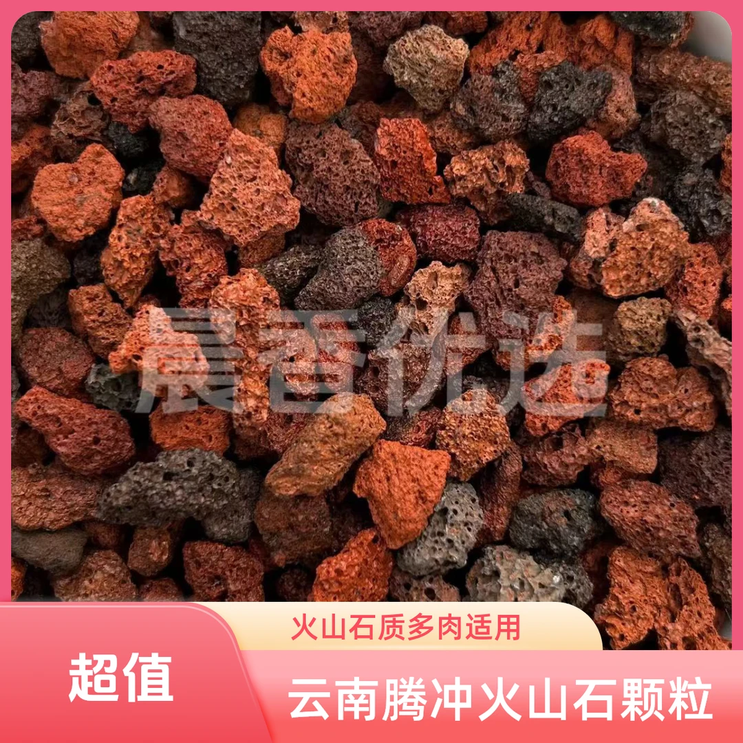 【拍5单送1单】云南腾冲优质天然火山石颗粒多肉兰花种植鱼缸养殖