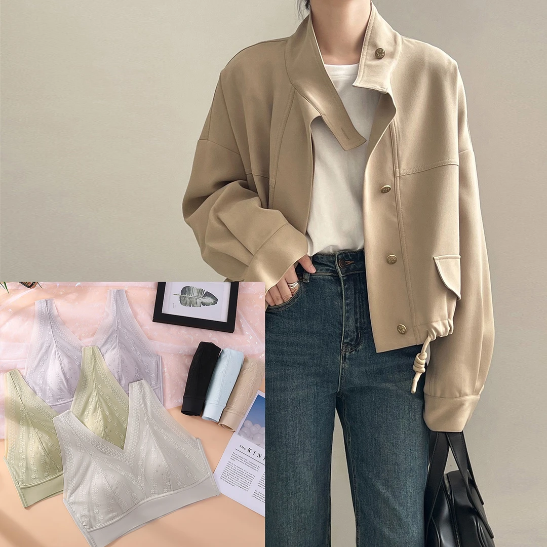 【亲氧83内衣】 夏装简约宽松显瘦女外套  ny