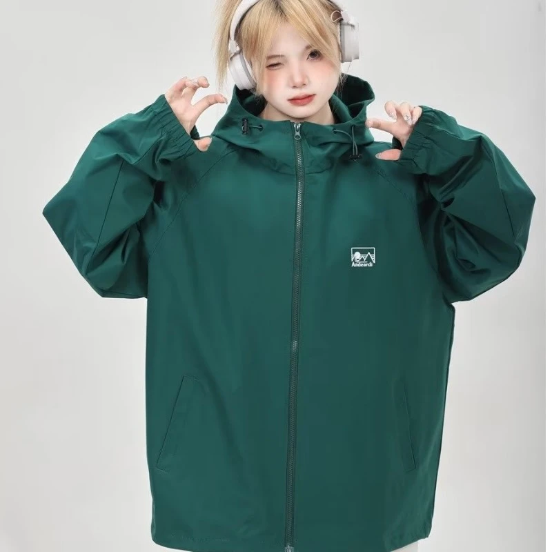 梭织基础款百搭户外登山服多色冲锋衣外套男夹克春秋2023新款防水