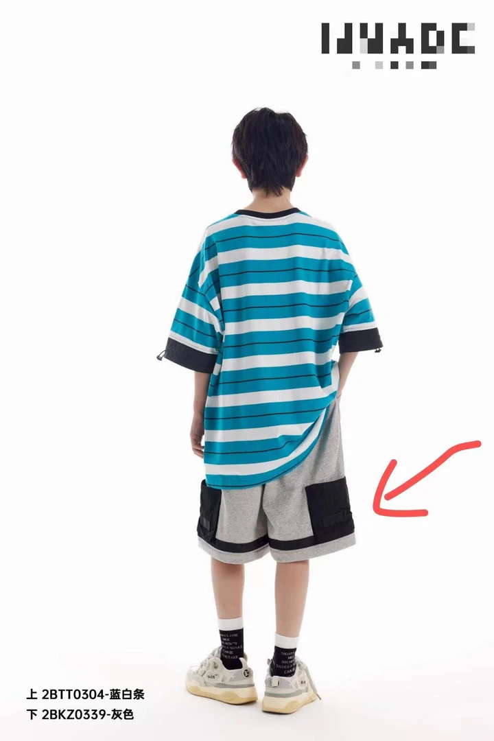 120～高品质青少年潮牌男童短裤