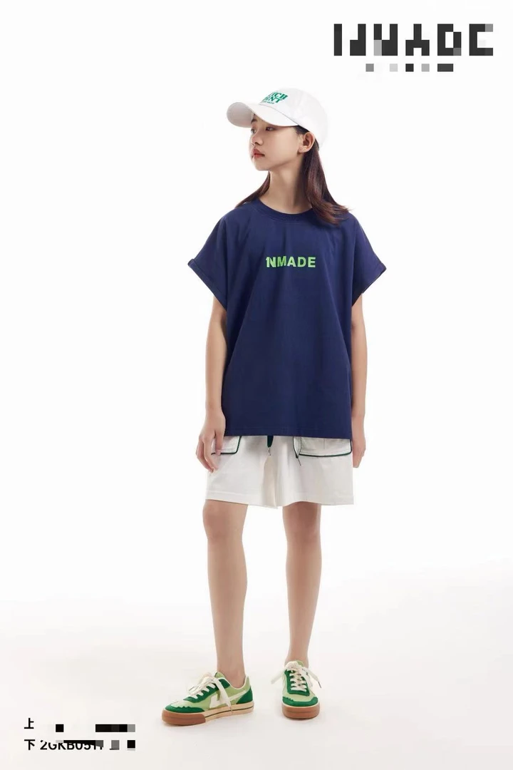 0591～高品质青少年潮牌女童短袖