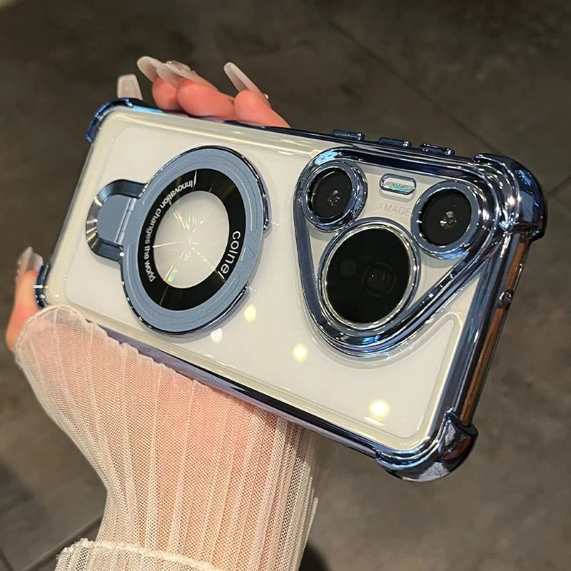 华为pura70手机壳pura70ultra新款pura70pro四角气囊防摔Mate60pr