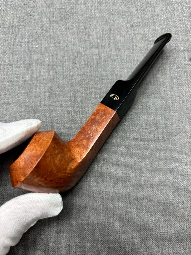 意大利加斯帕尼原木光面牛头烟斗