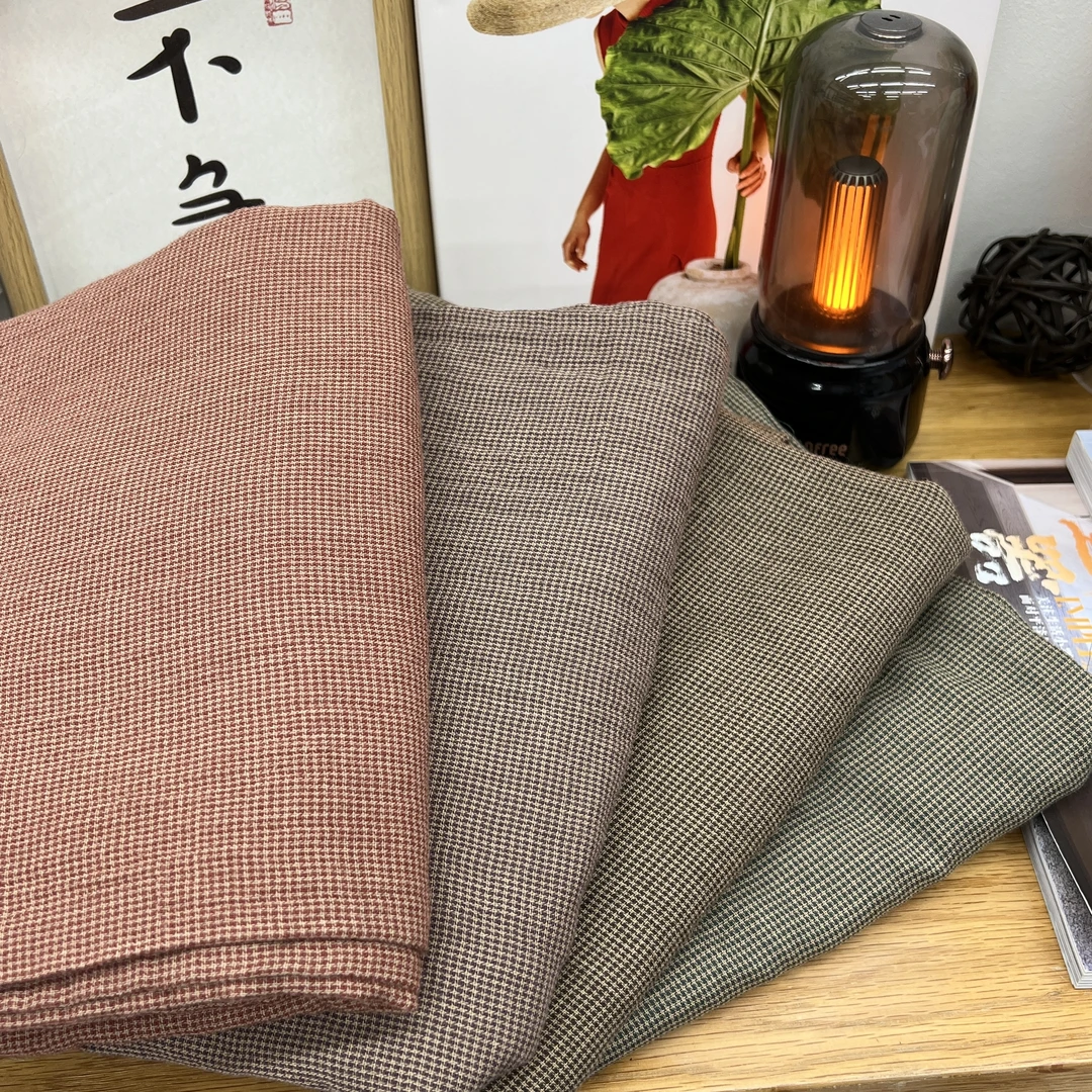 ZAKER【特殊福利】纯棉双层纱小千鸟格系列枕套一对装