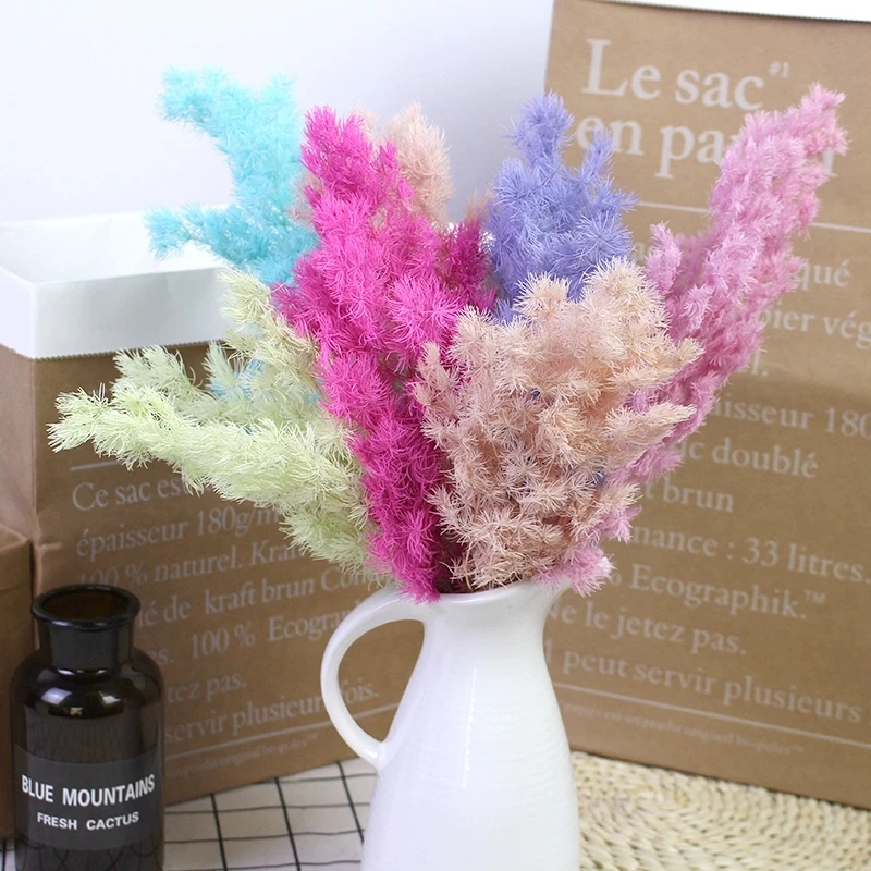 永生花蓬莱松保鲜花插花配材一束不易掉针