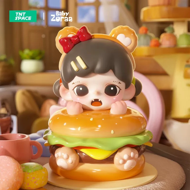 【TNTSPACE】Zoraa一只憨饱饱功能性手办新品磁吸汉堡小肚收纳