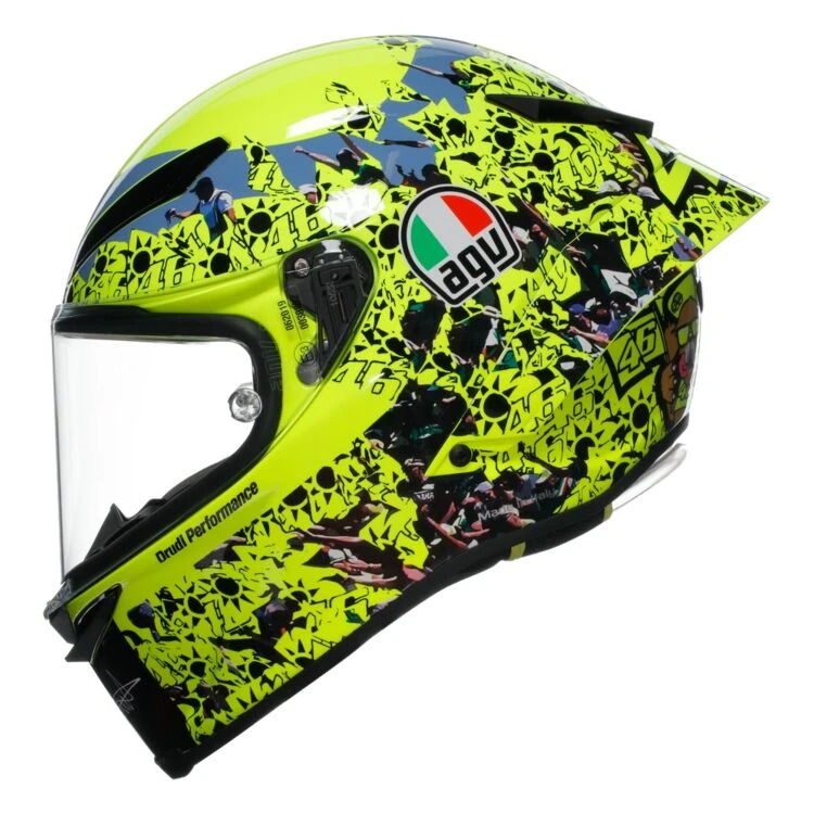 AGV Pista GP RR Rossi Misano 2 2021 黄色海洋 全碳纤维头盔