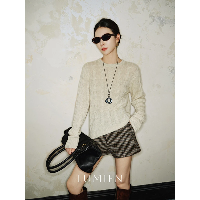 【李星儿 LUMIEN】拉夫紫标经典款针织毛衣LX4HSS009