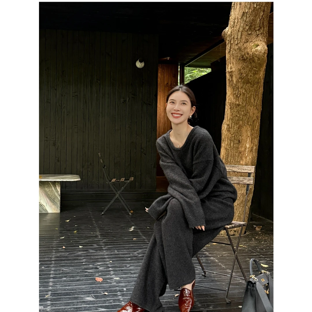 【LUMIEN】黑标-高克重耗牛绒毛衣LX4JTT103