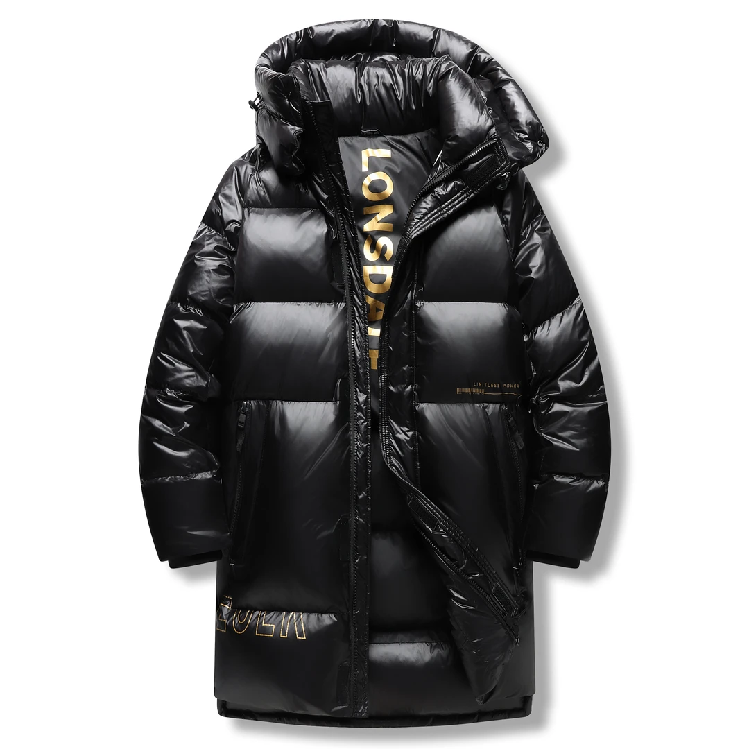 【孙漂亮轻熟风推荐】冬季上新大码男士保暖防风中长款羽绒服外套