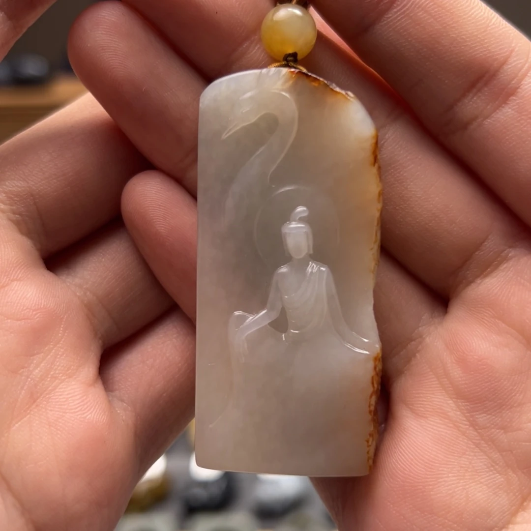 【闪购商品】和田玉挂件未镶嵌造*木