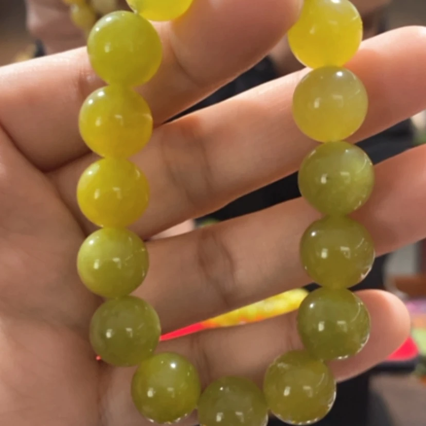 【闪购商品】蛇纹石玉手链未镶嵌