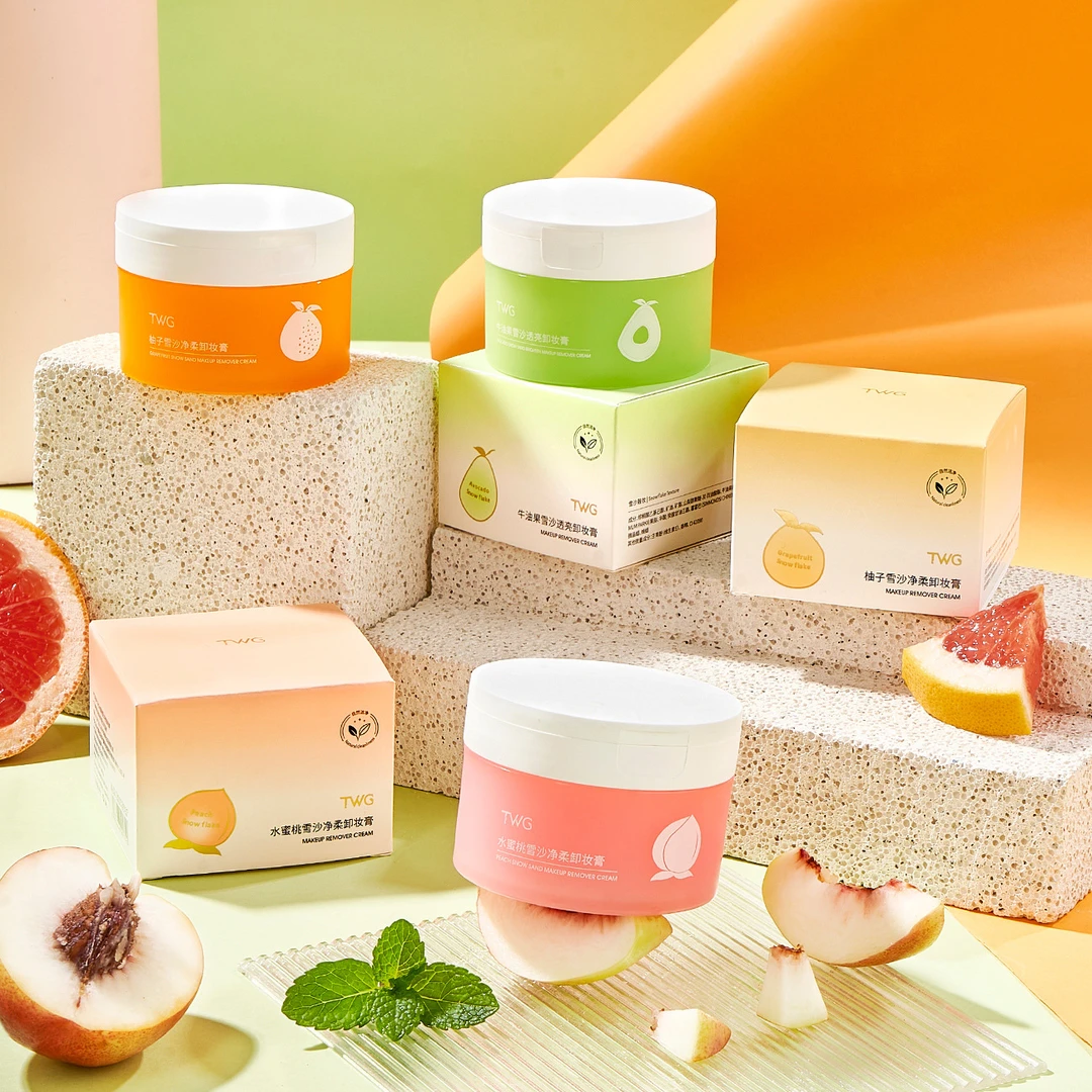 [买1送1]TWG水蜜桃卸妆膏女温和舒缓透亮脸眼唇洗卸合一卸妆油
