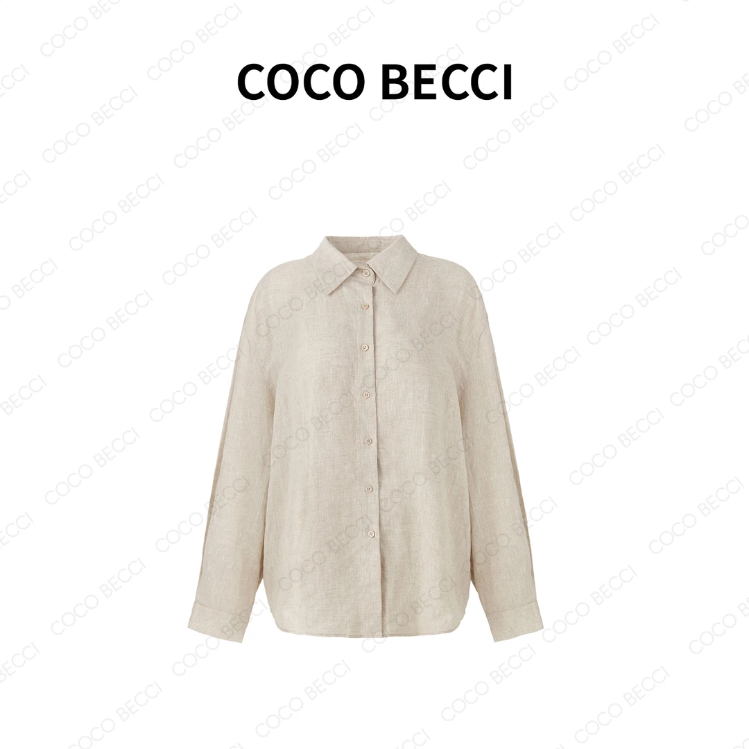 COCO BECCI 20【极简】亚麻衬衫YT24YSU660003