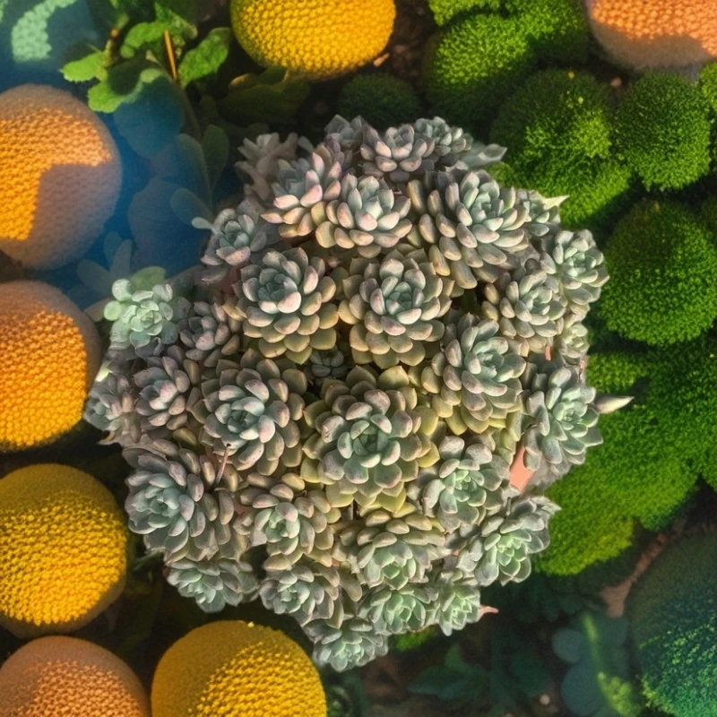 彪哥多肉园艺 粉布偶多肉植物不带盆土 净化空气  防辐射甲醛