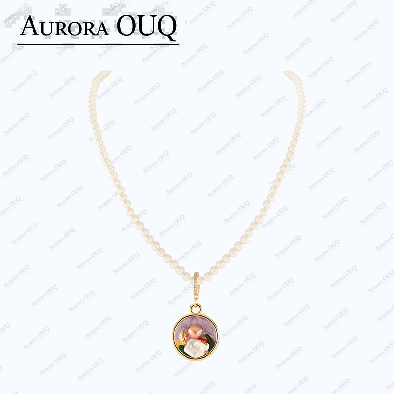 合金合成锆石项链 【琴愿为你】气质时尚百搭女吊坠CX160127