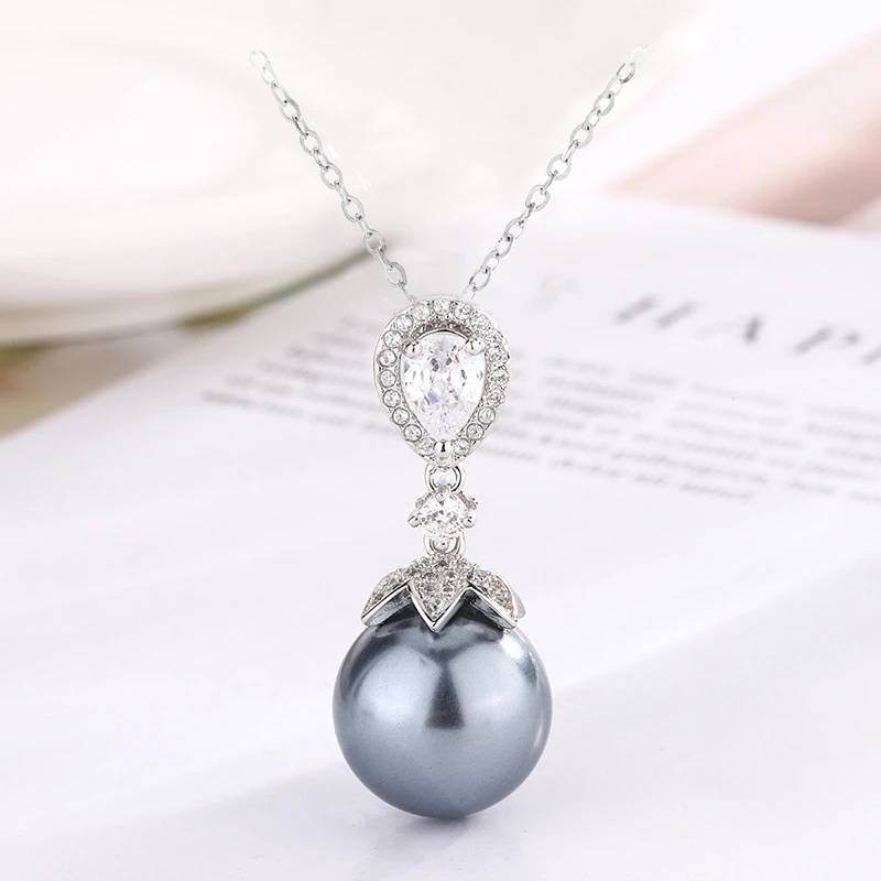 链子925银【琴愿为你】项链时尚百搭套装ZT100146