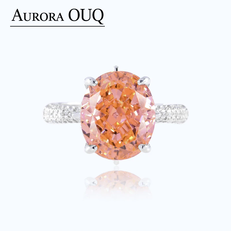 欧阳琴 925银合成锆石戒指  【琴愿为你】经典气质戒指AJ150045