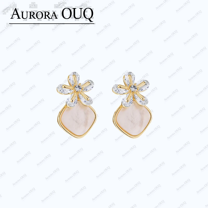 欧阳琴 合金合成锆石耳饰  【琴愿为你】时尚耳坠高端女耳饰YE1906