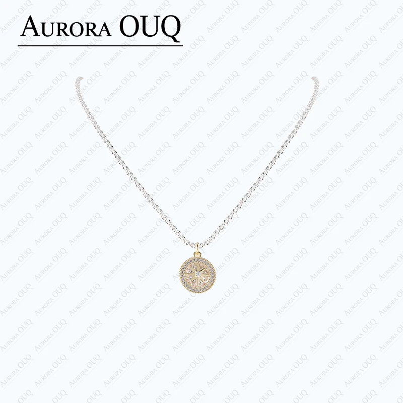 合金合成锆石项链  【琴愿为你】轻奢个性时尚经典吊坠项链CX16010