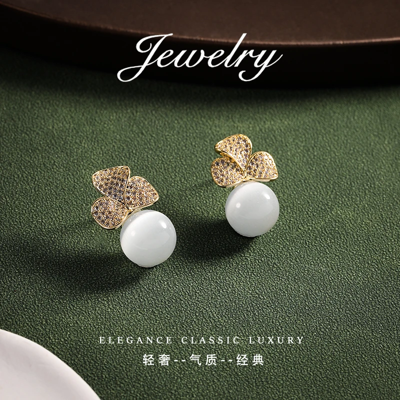 耳饰 【琴愿为你】时尚耳坠高端女耳饰YE1906