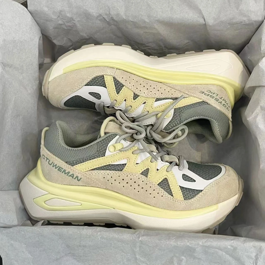 【雷总同款】户外徒步登山鞋厚底男女休闲夏季防滑透气网布运动鞋