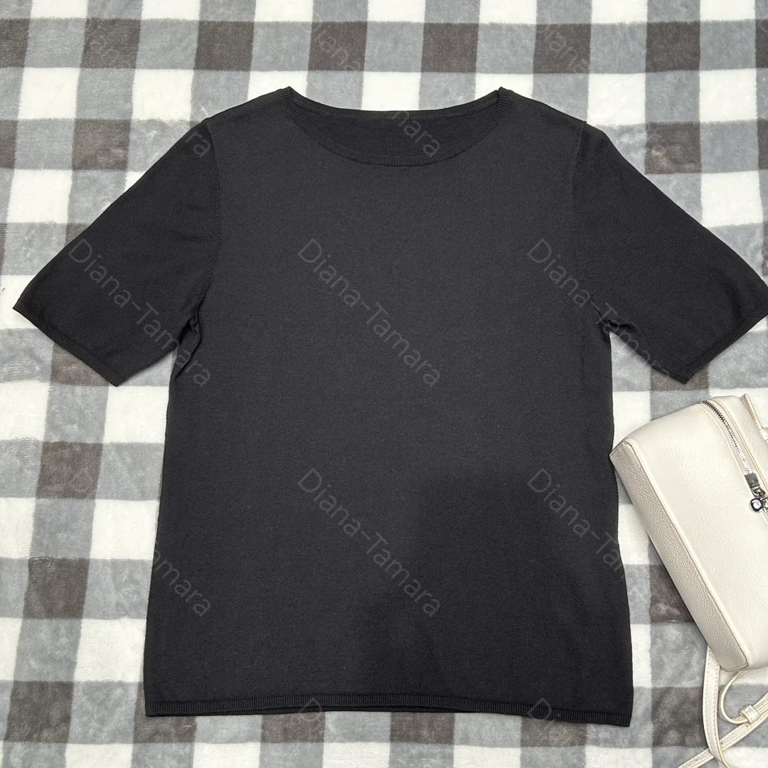 Diana-Tamara陈想  舒适纯色宽松短袖T CX24TS1002