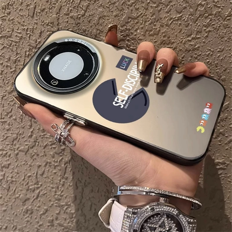 华为mate60pro+手机壳新款mete50自律self40pro简约个性30e保护套