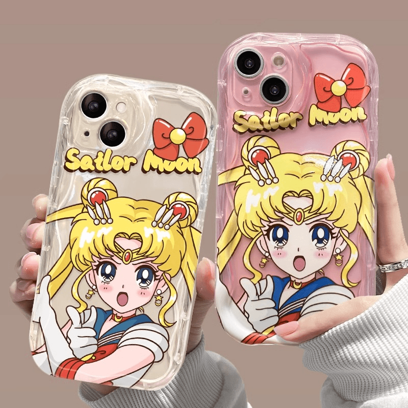 苹果15ProMax手机壳新款彩绘iPhone14卡通美少女战士13  16ProMax
