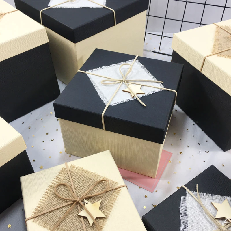 礼物盒礼品包装盒空盒大号高档复古文艺生日礼盒礼盒礼盒包装盒