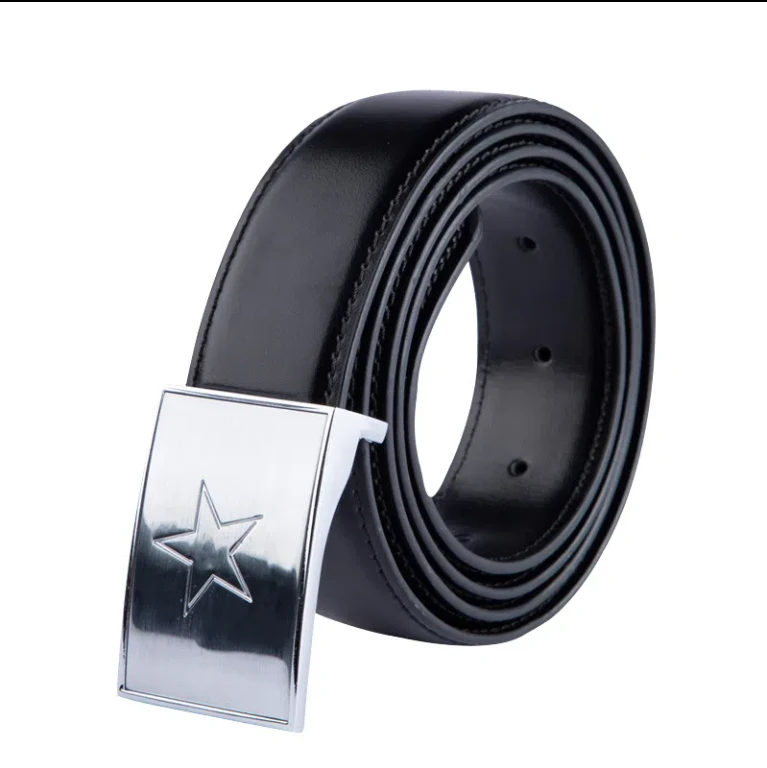 正宗针扣式内腰带通用训练皮带男商务内腰带加厚