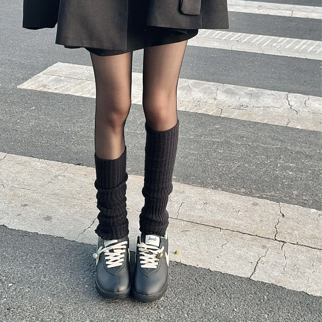 【简约百搭袜套】秋季穿搭ins韩版简约百搭风纯色袜套