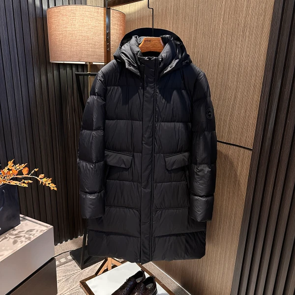【御寒保暖经典款】24冬季男士高品质90白鸭绒长款可脱卸帽羽绒服