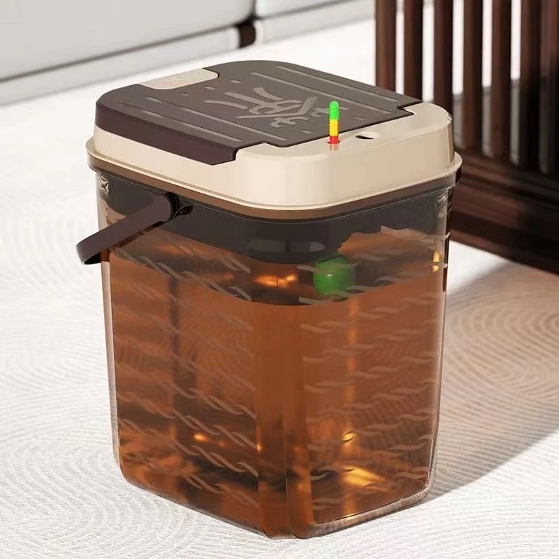 客厅茶渣桶垃圾过滤排水桶茶台废水桶功夫茶具配件家用加厚茶水桶
