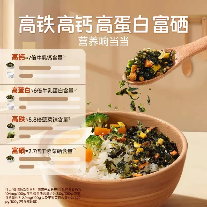 DHA鳕鱼海苔拌饭碎108克 BE