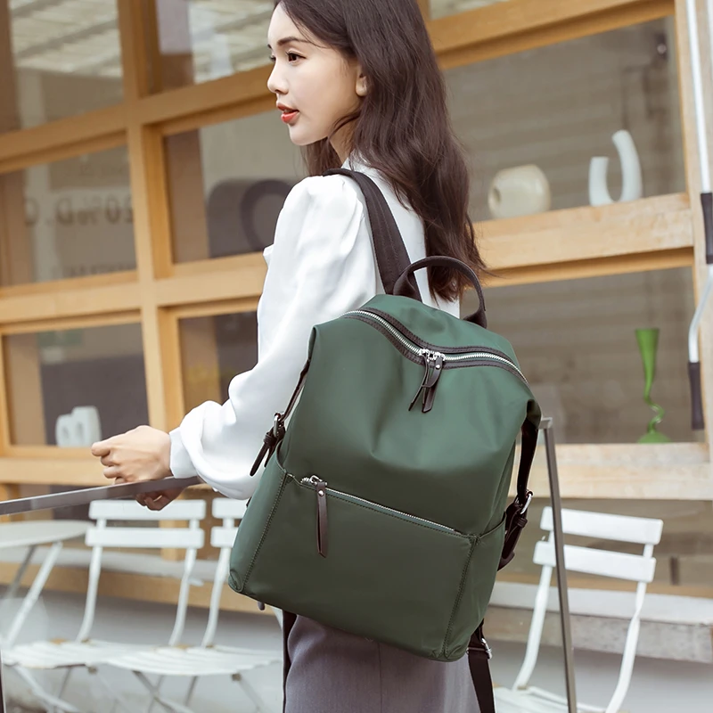 超轻轻便旅行双肩包女2024新款休闲背包女士休闲牛津布学生书包