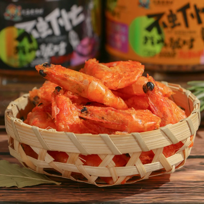 海鲜海虾酥30/60g罐装即食香酥虾营养健康零食真空低压脱水酥脆虾