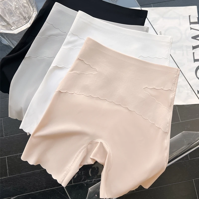 安全裤女冰丝无痕夏季薄款外穿提臀裤防走光不卷边短裤内裤二合一