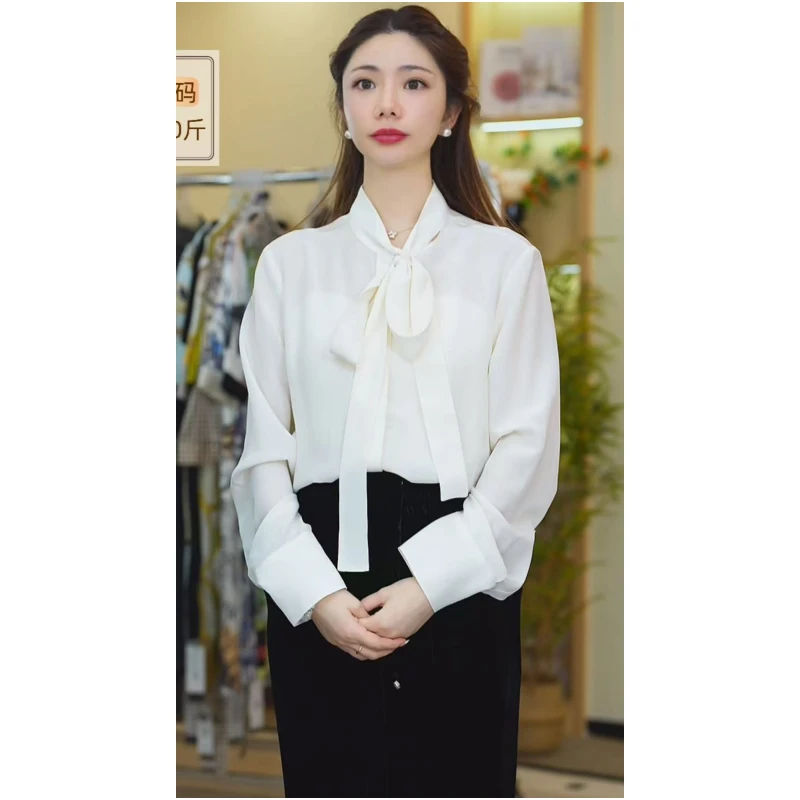 2024年新款桑蚕丝时尚休闲女士气质衬衫YY2209