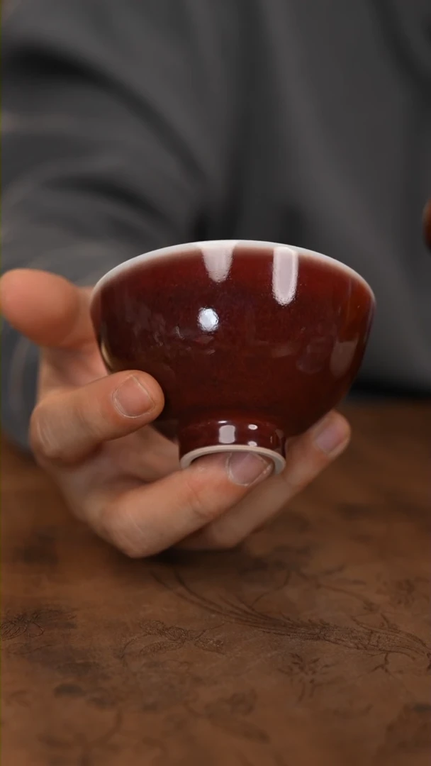 【闪购商品】陶瓷杯微瑕郎红杯