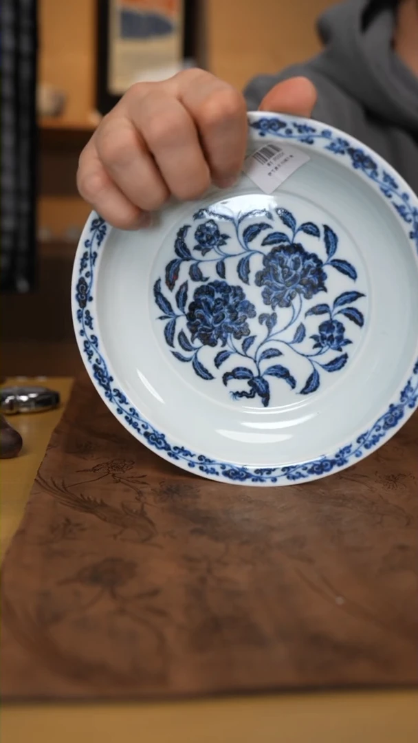 【闪购商品】陶瓷杯宛玉青花壶承