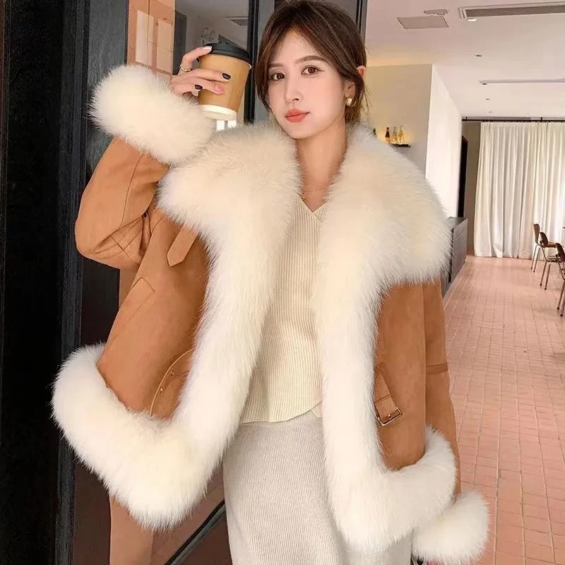 新款时尚保暖外套防毛