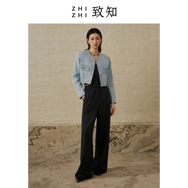 濯香令 外套薄款女牛仔2024年新款别致小香风感ZZ2CAWJX003