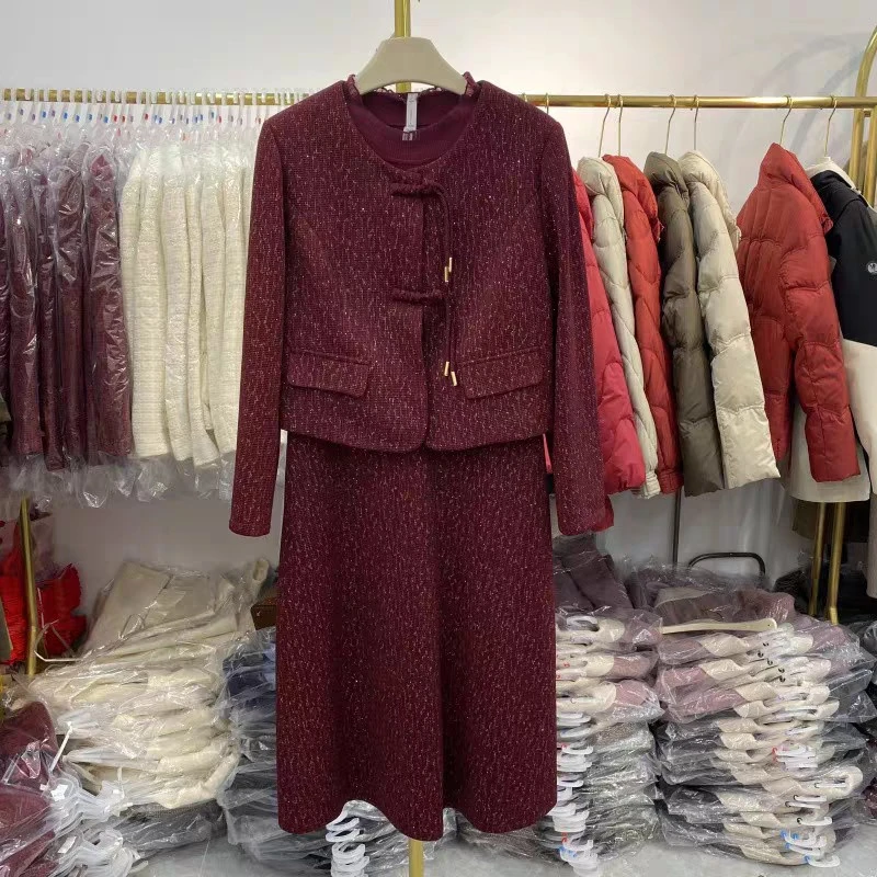 【HT531】新款时尚休闲减龄气质两件套春秋套裙