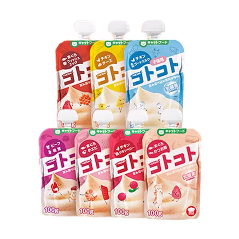 （qj）地狱厨房咕噜酱猫咪成幼猫乳酸菌零食营养增肥肉泥酱100g*12