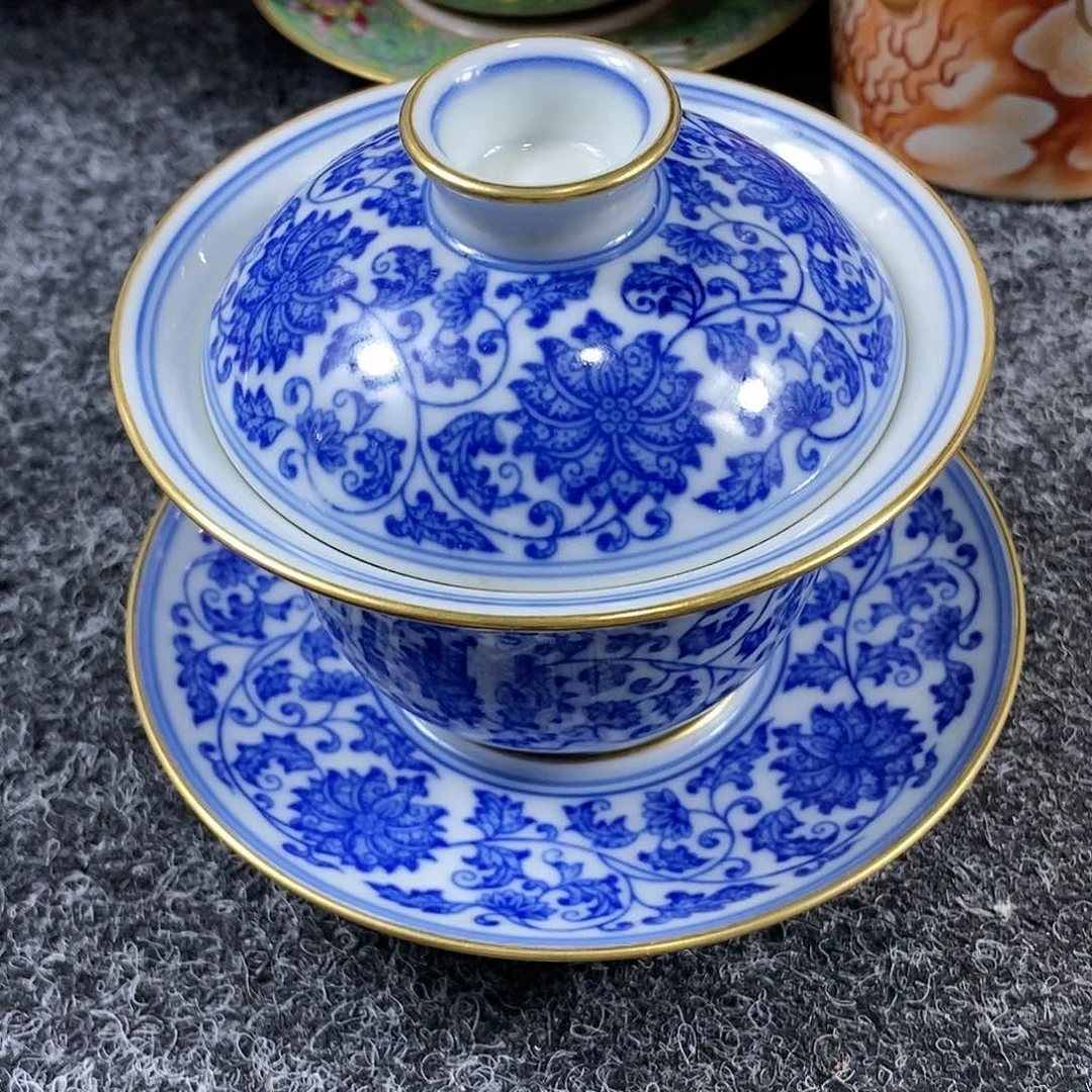 手绘陶瓷摆件工艺品皆****喜